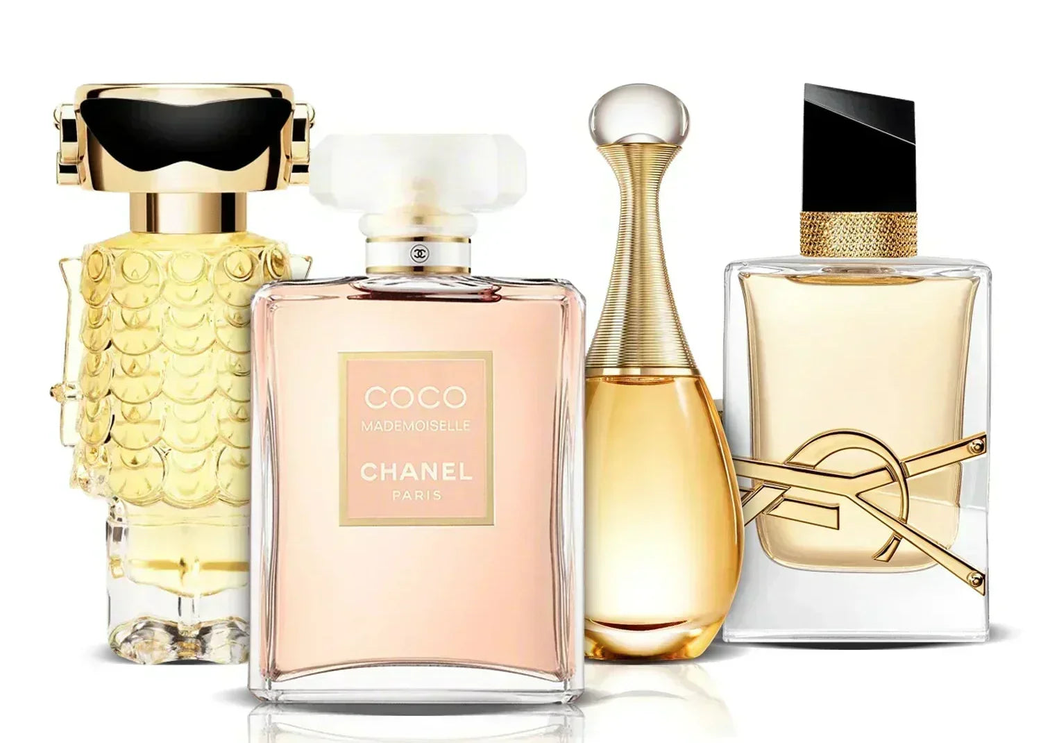 Комплект от 4 парфюма | Fame, Coco Mademoiselle, J'adore i Libre (100 ml)